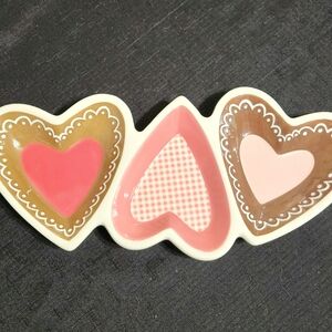 Heart-Shaped Ceramic Dish Set